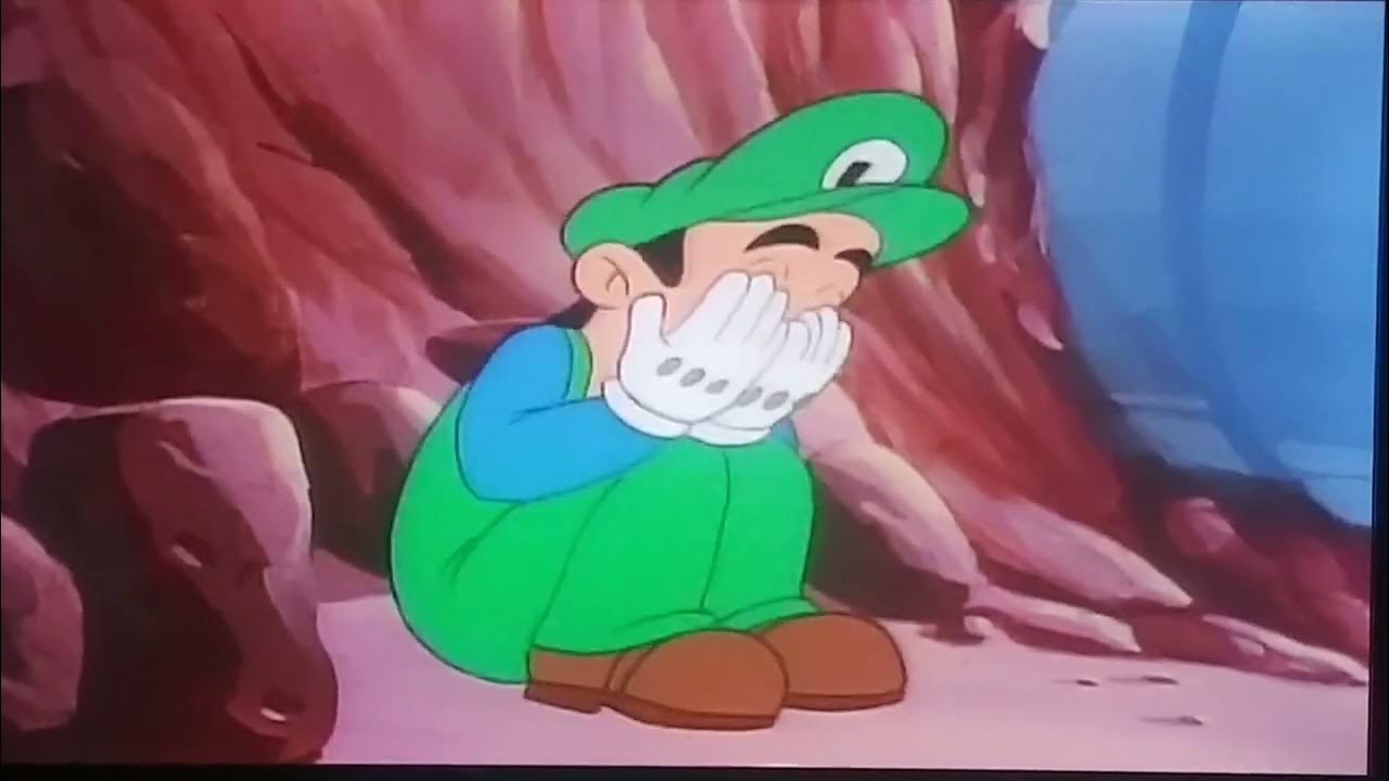 luigi but he's sad